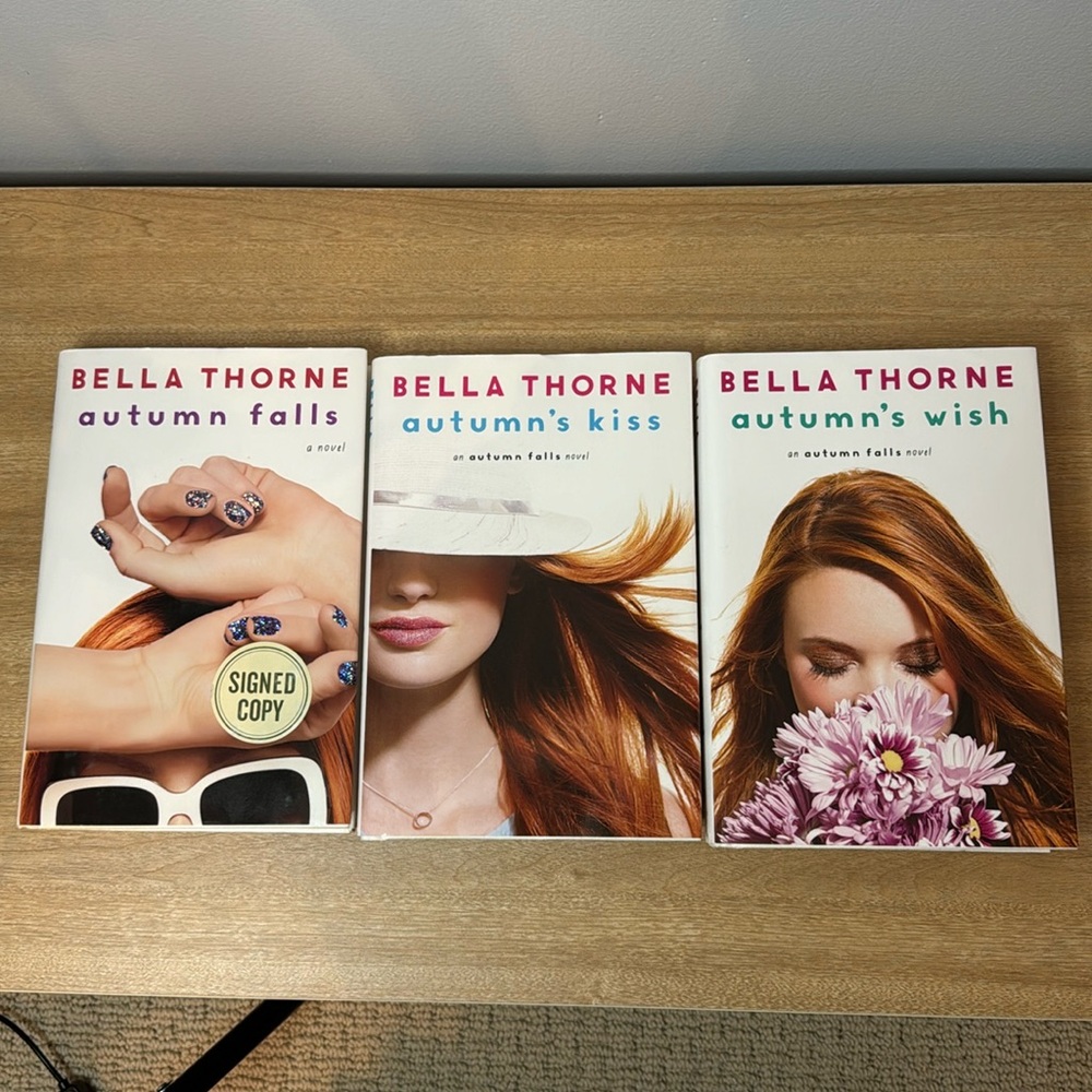 Autumn Falls series by Bella Thorne (Hardcover)